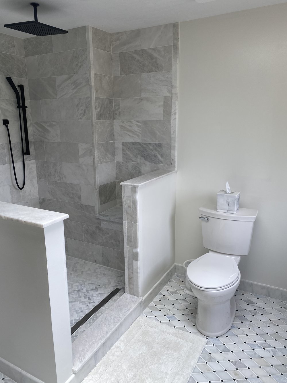 Custom tile shower renovation